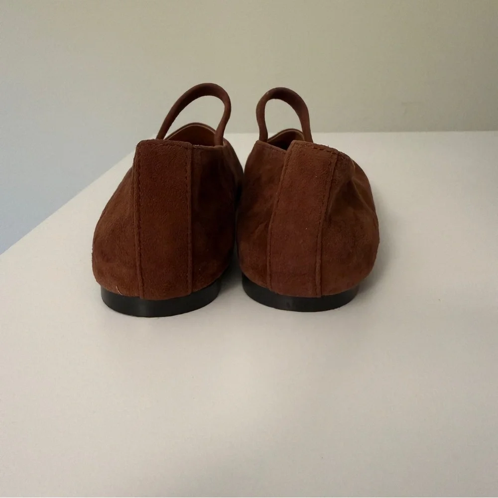 NWOT Madewell The Greta Ballet Flat in Suede - Soft Mahogany - size 8 - NN046 - Picture 8 of 12